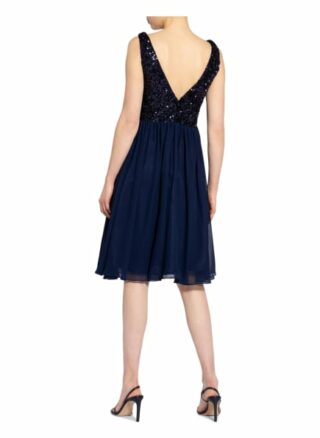 Mascara Cocktailkleid mit Stola, Blau