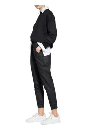 Mavi 7/8-Hose Nea im Jogging-Stil, Schwarz