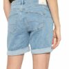 Mavi Jeans-Shorts Camilla mit Nietenbesatz, Blau