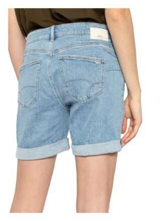 Mavi Jeans-Shorts Camilla mit Nietenbesatz, Blau