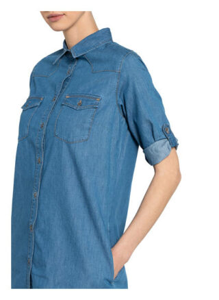 Mavi Jeanskleid Bree mit 3/4-Arm, Blau