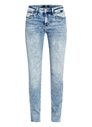 Mavi Skinny Jeans Sophie mit Paillettenbesatz, Blau