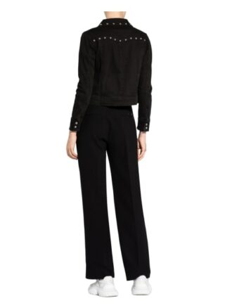 Max & Co. Jeansjacke Gondola mit Nietenbesatz, Schwarz