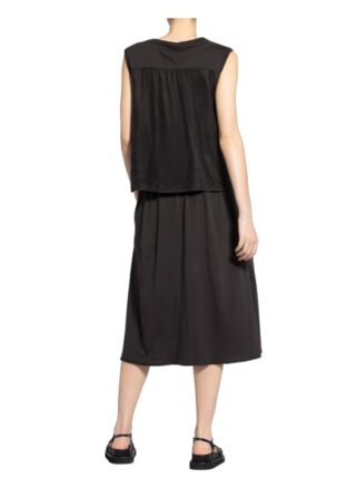 Max & Co. Kleid Clarissa im Materialmix, Schwarz