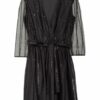 Max & Co. Kleid Preludio mit 3/4-Arm, Schwarz