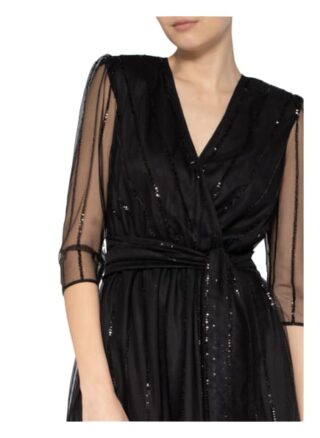 Max & Co. Kleid Preludio mit 3/4-Arm, Schwarz