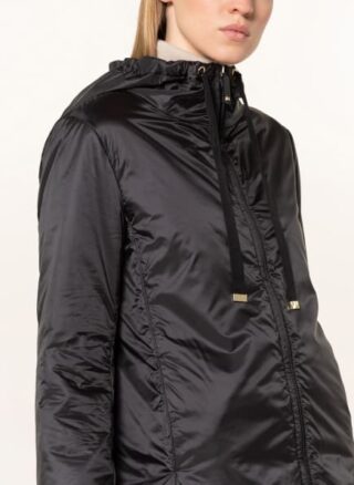 Max Mara Blouson, Schwarz