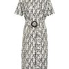 Max Mara Hemdblusenkleid Fumana, Weiß