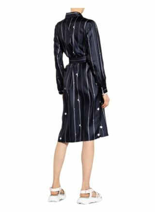 Max Mara Hemdblusenkleid Ofride aus Seide, Blau