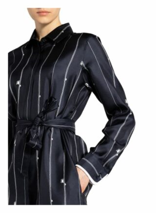 Max Mara Hemdblusenkleid Ofride aus Seide, Blau