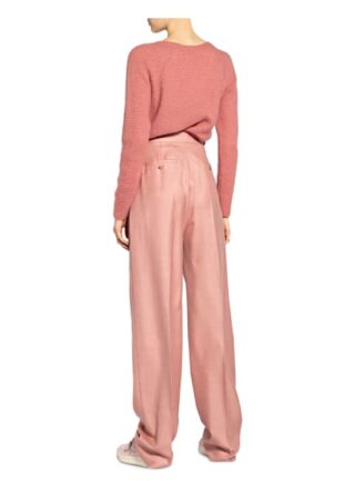 Max Mara Marlenehose Josef mit Seide, Pink