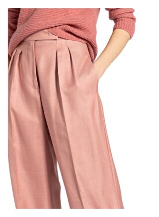 Max Mara Marlenehose Josef mit Seide, Pink