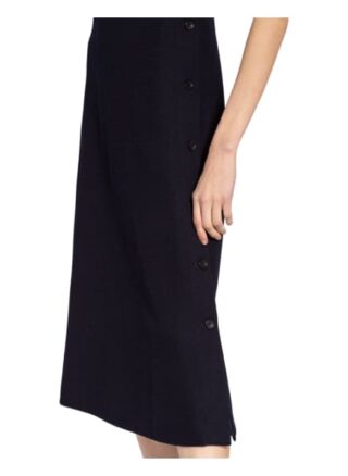 Max Mara Piqué-Kleid Lindsey, Blau