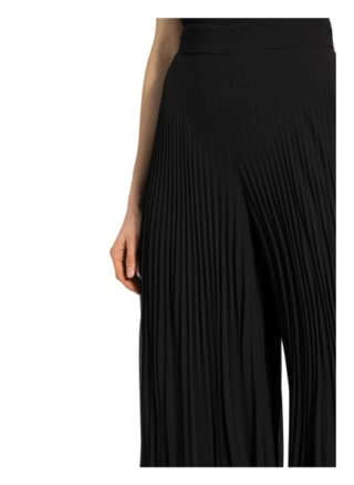 Max Mara Plisseehose Carpazi, Schwarz