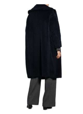Max Mara Teddyfell-Mantel Ted Girl, Blau