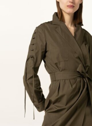 Max Mara Wickelkleid Voto, Grün