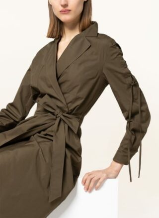 Max Mara Wickelkleid Voto, Grün