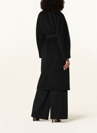 Max Mara Wollmantel Madame, Schwarz