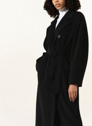 Max Mara Wollmantel Madame, Schwarz