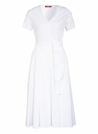 Maxmara Studio Agre A-Linien Kleid Damen, Weiß