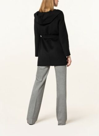 Maxmara Studio Mantel Tondo, Schwarz