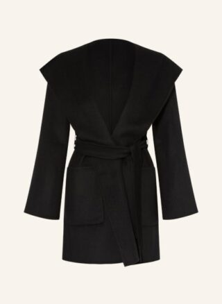 Maxmara Studio Mantel Tondo, Schwarz