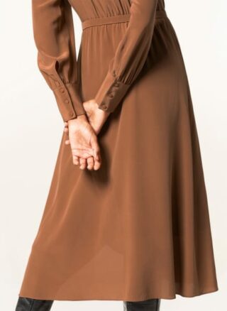 Maxmara Studio Seidenkleid Libero, Braun