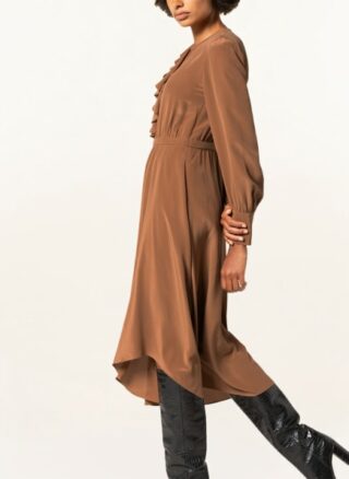 Maxmara Studio Seidenkleid Libero, Braun