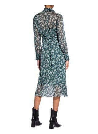 Maxmara Studio Seidenkleid Millefleur, Grün
