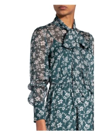 Maxmara Studio Seidenkleid Millefleur, Grün
