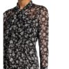 Maxmara Studio Seidenkleid Millefleur, Schwarz