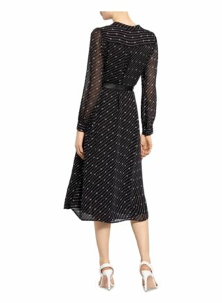 Michael Kors Hemdblusenkleid, Schwarz