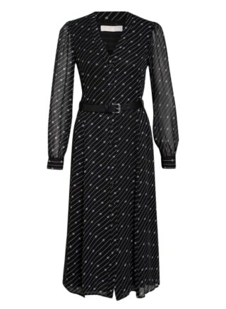 Michael Kors Hemdblusenkleid, Schwarz