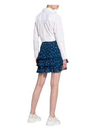 Michael Kors Rock mit Volants, Blau