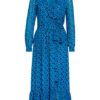Michael Kors Wickelkleid, Blau