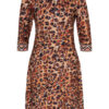 Mint & Mia Jerseykleid mit 3/4-Arm, Braun
