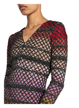Missoni Kleid mit Paillettenbesatz, Lila