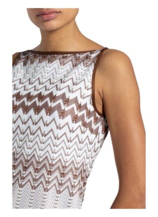 Missoni Strickkleid, Braun