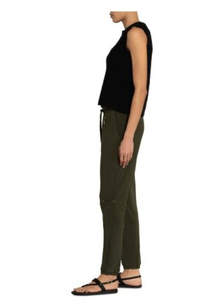 Monari Cargohose im Jogging-Stil, Grün