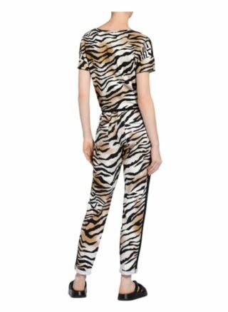 Monari Hose im Jogging-Stil mit Galonstreifen, Schwarz