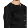 Monari Jeansjacke mit Schmucksteinbesatz, Schwarz