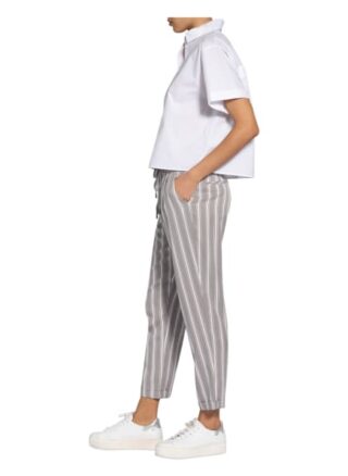 More & More 7/8-Hose im Jogging-Stil, Grau