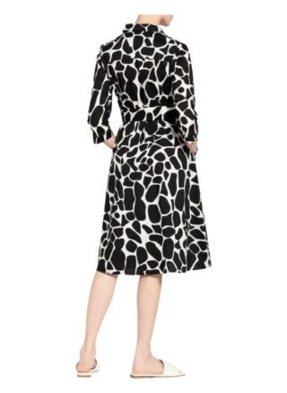 More & More Hemdblusenkleid mit 3/4-Arm, Schwarz