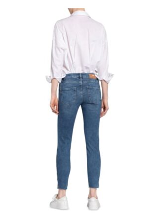Mos Mosh 7/8 Jeans Sumner Shine mit Nietenbesatz, Blau