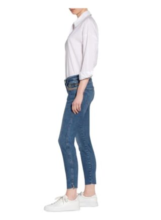 Mos Mosh 7/8 Jeans Sumner Shine mit Nietenbesatz, Blau