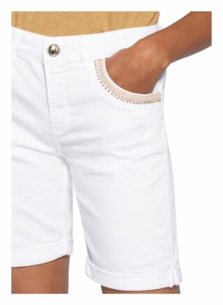 Mos Mosh Jeans-Shorts Bradford, Weiß
