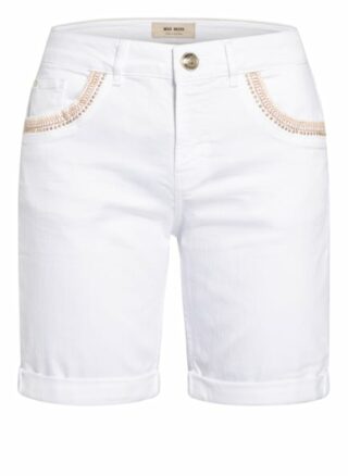 Mos Mosh Jeans-Shorts Bradford, Weiß