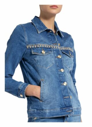 Mos Mosh Jeansjacke Reese mit Nietenbesatz, Blau