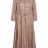 Mos Mosh Kleid Becca mit 3/4-Arm, Beige