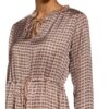 Mos Mosh Kleid Becca mit 3/4-Arm, Beige